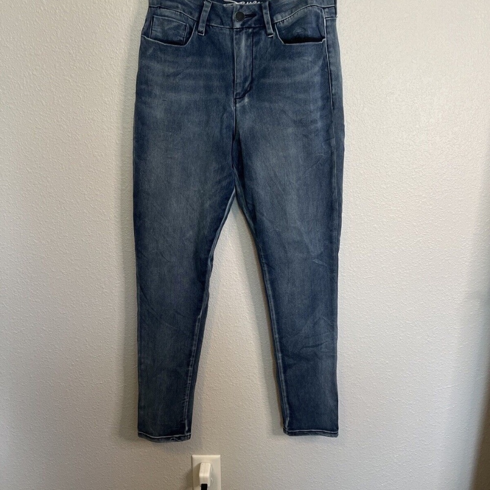 Seven7 High Rise Skinny Jean Size 10 Faded Wash - Picture 7 of 9